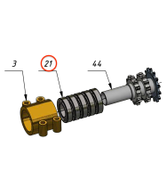 Sherp parts / Transmission / Transmission assembly / Bearing - 03.0436