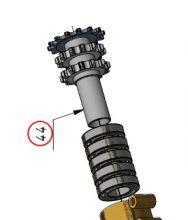 Sherp parts / Transmission / Drive shaft - 03.0258