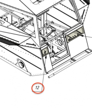 Sherp parts / Right headlight lens