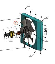 Sherp parts / Radiator fan (summer)