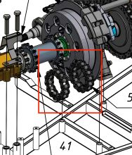Sherp parts / Transmission / Transmission assembly / Sprocket coupler chain
