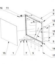 Sherp parts / Rear window assembly
