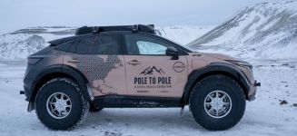 Nissan Ariya Pole to Pole Expedition Vehicle