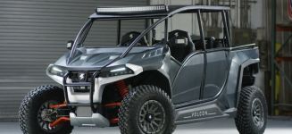 The Volcon Stag SxS is an 80 MPH electric UTV with off-road capabilities